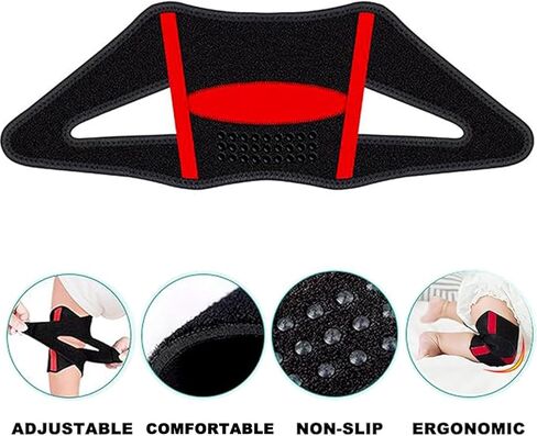 Adjustable Baby Knee Pads for Crawling (2 Pairs),Don't Slip Off Non-Slip Knee Pads for Infant and Toddlers (Red, 6-36Months(16-32lb)) in Kuwait