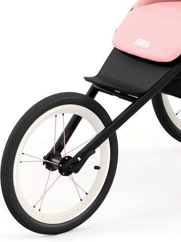 Cybex AVI Jogging Stroller Frame in Cream + Orange in Saudi Arabia