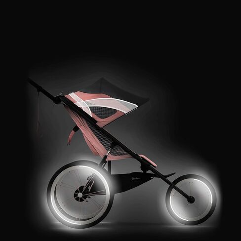 Cybex AVI Jogging Stroller Frame in Cream + Orange in Saudi Arabia