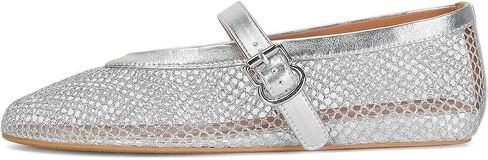 Divanne Ballet Flats for Women, Rhinestone Ballerina Shoes Crystal-Embellished Mary Jane Flats Mesh Flat Shoes in Saudi Arabia