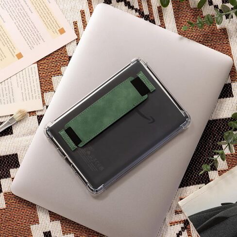 CoBak Clear Case for 6" Kindle 10th Generation 2019 with Elastic Hand Strap - Ultra-Slim Soft TPU Transparent Cover, Lightweight & Durable Protection in Saudi Arabia