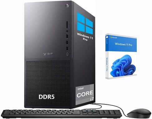 Dell XPS 8960 Tower Desktop Computer, Intel Core i7-13700 16-Core PC, 64GB DDR5 RAM, 2TB NVMe SSD, Intel UHD Graphics 770, Windows 11 Pro, Killer Wi-Fi 6E, RJ-45, Bluetooth 5.3, USB-C, DisplayPort in Saudi Arabia