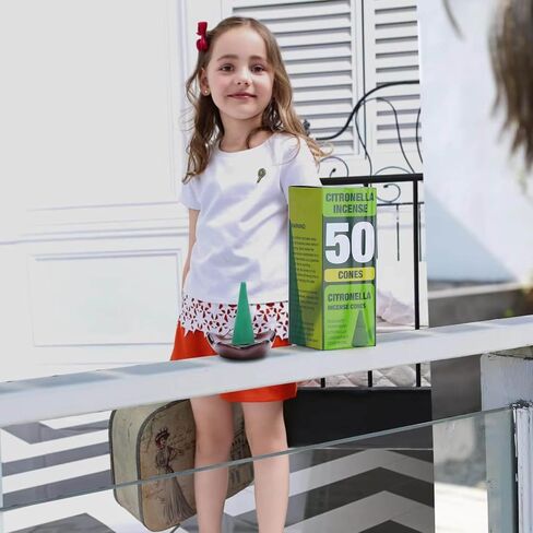 أعواد بخور السترونيلا 60 قطعة في كل صندوق - أعواد بخور السترونيلا للاستخدام الخارجي للتخييم والفناء والمشي لمسافات طويلة وما إلى ذلك in Kuwait