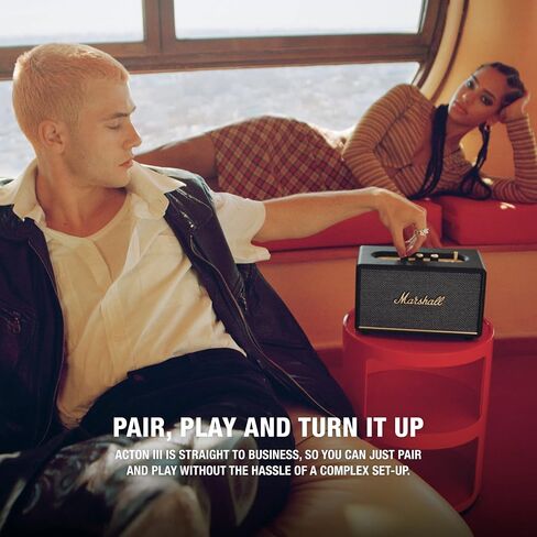 Marshall Acton III Bluetooth Home Speaker, Cream in Saudi Arabia