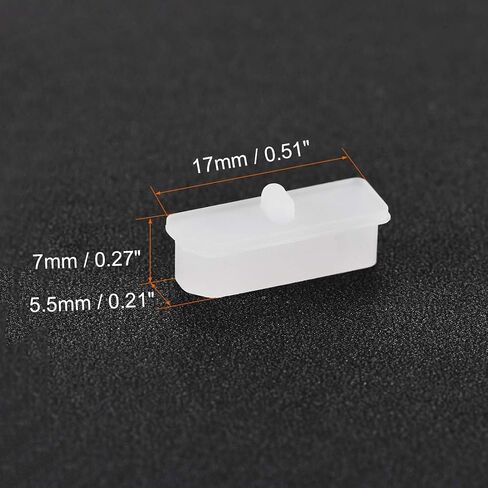 uxcell 3 Pcs Clear Ethernet Hub Port Display Port Adapter Anti Dust Cover Cap Protector Plug in Saudi Arabia