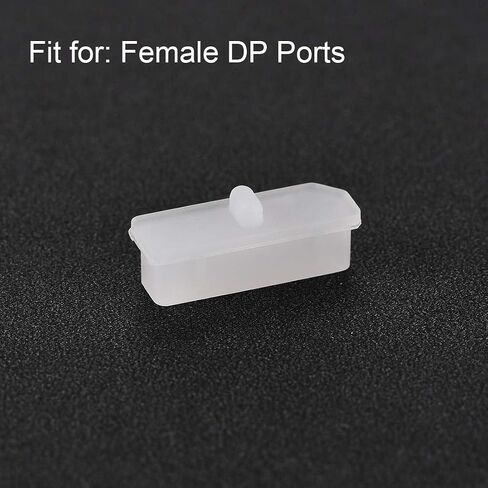 uxcell 3 Pcs Clear Ethernet Hub Port Display Port Adapter Anti Dust Cover Cap Protector Plug in Saudi Arabia