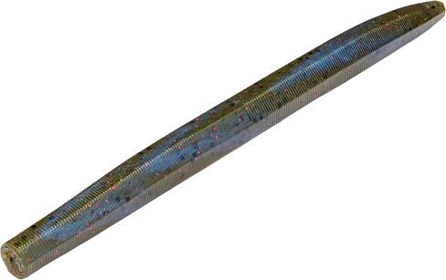 Strike King (OCHO5-805) KVD Perfect Plastics Ocho 5 Stick Bait Fishing Lure, 805 - Blue Craw with Red Flake, 5", Salt Impregnated in Saudi Arabia