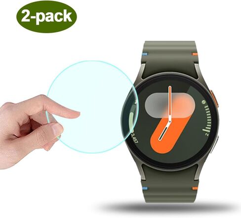 Poyiccot متوافق مع Galaxy Watch 7 47mm Ultra Screen Protector، واقي شاشة من الزجاج المقسى مقاوم للماء HD Clear Film لـ Galaxy Watch 7 Ultra Accessories، 2 Pack in Kuwait