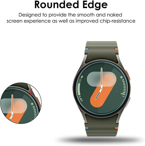 Poyiccot متوافق مع Galaxy Watch 7 47mm Ultra Screen Protector، واقي شاشة من الزجاج المقسى مقاوم للماء HD Clear Film لـ Galaxy Watch 7 Ultra Accessories، 2 Pack in Kuwait