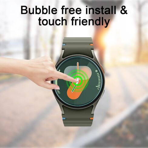 Poyiccot متوافق مع Galaxy Watch 7 47mm Ultra Screen Protector، واقي شاشة من الزجاج المقسى مقاوم للماء HD Clear Film لـ Galaxy Watch 7 Ultra Accessories، 2 Pack in Kuwait