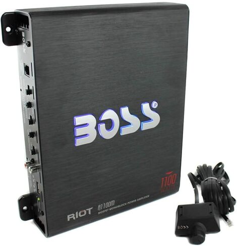 حزمة مضخم صوت السيارة MTX TNP212D2 مقاس 12 بوصة 1200 وات 4 أوم مع حاوية فرعية ومضخم صوت A/B أحادي الكتلة بقدرة 1100 واط ومجموعة أسلاك قياس 8 in Kuwait