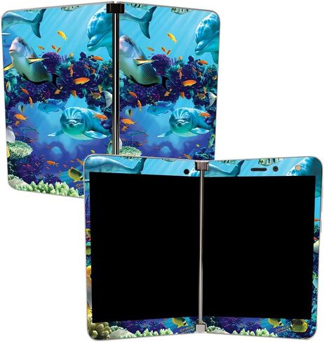 MIGHTY SKINS MightySkins Skin لجهاز Microsoft Surface Duo - طريق طويل إلى Fuji | غطاء ملتف واقٍ ومتين وفريد ​​من نوعه من الفينيل | سهل التطبيق والإزالة وتغيير الأنماط | صنع في الولايات المتحدة الأمريكية in Kuwait