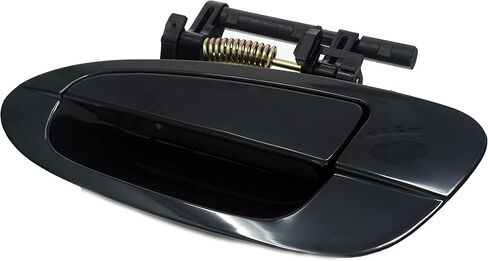 Sentinel Parts Outside Exterior Door Handle Rear Left Driver Side KY2 Polished Pewter Metallic Compatible with 2002-2006 Nissan Altima Replaces # NI1520112, 82607-8J009 in Saudi Arabia