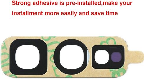 قطعتان من زجاج عدسة الكاميرا الخلفية OEM لهاتف Samsung Galaxy S10E 5.8 بوصة (أخضر) مع أداة لاصقة وإصلاح مثبتة مسبقًا in Kuwait