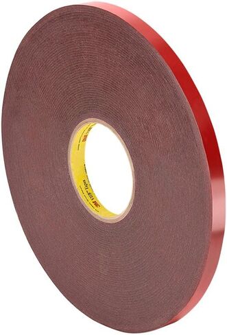 شريط إسفنجي 3M VHB 4611، 1/8 بوصة × 5 ياردات، 5/حزمة، رمادي داكن، مزدوج الجوانب، دائم، متانة طويلة الأمد، مقاوم لدرجة الحرارة العالية in Saudi Arabia