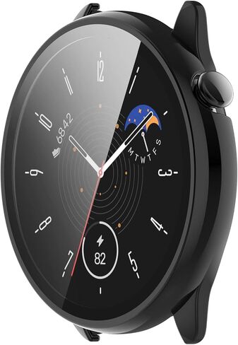 واقي شاشة للساعة الذكية Amazfit GTR Mini حافظة حماية كاملة للشاشة لـ Amazfit GTR Mini (أسود) in Saudi Arabia