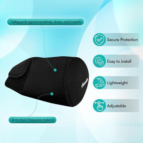 غطاء محول الطاقة غطاء حماية ناعم مصنوع من النيوبرين متوافق مع Humminbird MEGA 360 رائع للقوارب in Kuwait