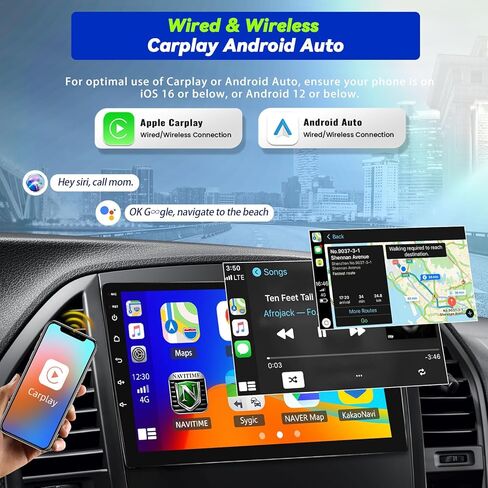 CAMECHO Radio for 1999-2005 BMW 3 Series E46, Android 13 Car Stereo with Wireless Carplay Android Auto, 9" Touch Screen Car Radio with EQ Bluetooth GPS WiFi + AHD Backup Camera & MIC 2G+32G in Saudi Arabia