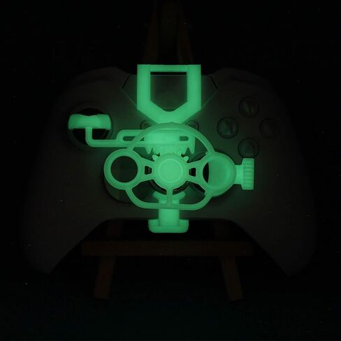 XHSESA لجهاز التحكم في عجلة القيادة لجهاز Xbox One Mini، ملحق بديل لألعاب السباق Xbox (أخضر مضيء) in Saudi Arabia