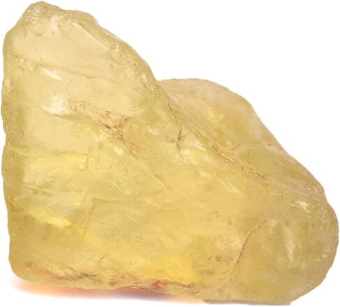 REAL-GEMS Crystal Stone Raw Topaz Mineral 99.50 Ct Rough Natural Lemon Topaz Uncut Raw Rock Gemstone in Saudi Arabia