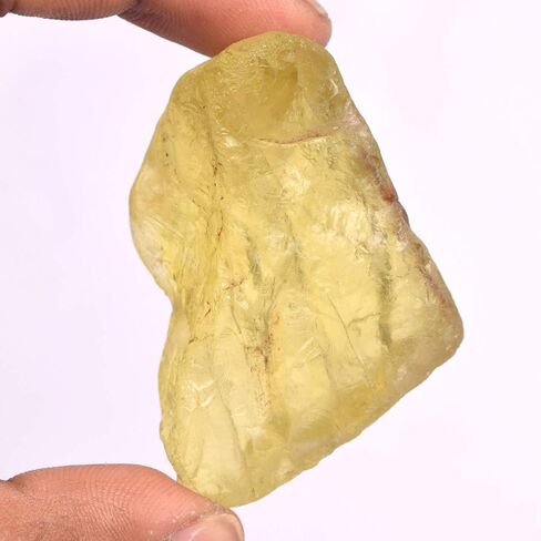 REAL-GEMS Crystal Stone Raw Topaz Mineral 99.50 Ct Rough Natural Lemon Topaz Uncut Raw Rock Gemstone in Saudi Arabia