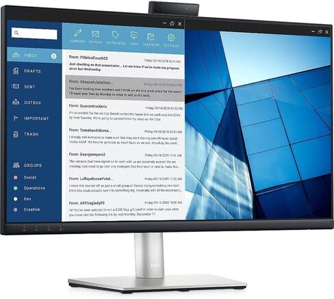 Dell C2423H 23.8" Full HD WLED LCD Monitor - 16:9 - Black, Silver (Renewed) in Saudi Arabia