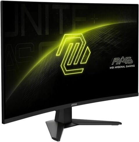 شاشة كمبيوتر MSI MAG 32C6X مقاس 31.5 بوصة 1920 × 1080 (FHD)، 250 هرتز، مزامنة متكيفة، جاهزة لـ HDR، HDMI، منفذ VGA، منفذ عرض، قابل للتركيب، إمالة، مكبر صوت، 1 مللي ثانية، أسود in Saudi Arabia