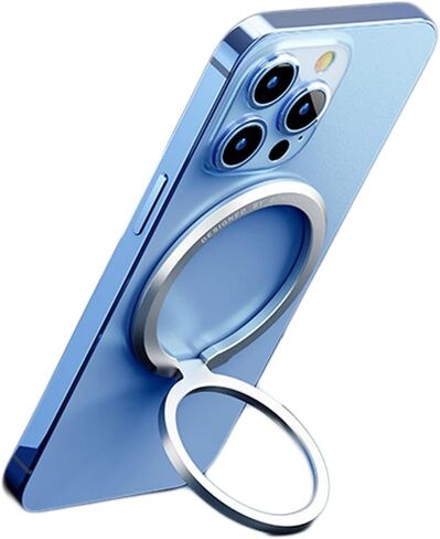 Removable Magnetic Phone Ring Holder for MagSafe Phone Grip Finger Holder Stronger Magnet for MagSafe Finger Grip Kickstand Cell Phone Accessories (Purple) in Saudi Arabia