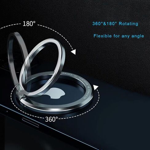 Removable Magnetic Phone Ring Holder for MagSafe Phone Grip Finger Holder Stronger Magnet for MagSafe Finger Grip Kickstand Cell Phone Accessories (Purple) in Saudi Arabia