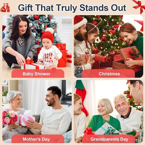 مجموعة بصمات اليد العائلية مع ضوء، مجموعة يد الطفل وبصمة القدم، هدايا عائلية للآباء الجدد، هدايا التبني، هدايا للأم الجديدة، تذكار عائلي من الحرف الخشبية DIY، دهانات غير سامة (أبيض) in Kuwait