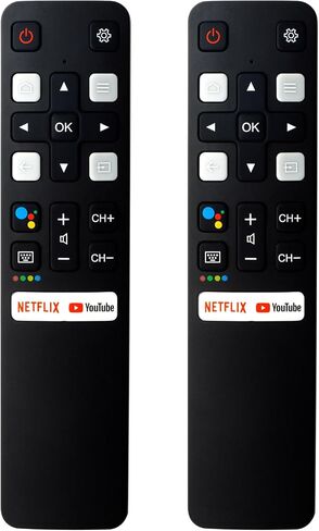 (عبوة من 2) جهاز تحكم عن بعد بديل لـ RC802V FNR1 مع Netflix YouTube Hot Keys 32S6500A 65P8S 65P8 in Saudi Arabia