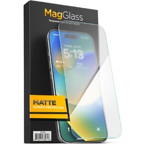 magglass Matte Screen Protector Compatible with iPhone 16 Pro Max (Anti Glare) Fingerprint and Scratchproof Tempered Glass (Easy Applicator Included)