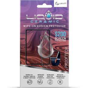Glass Screen Protector With $200 Coverage | Wipe On Shatter and Scratch Resistant Nano Protection for All Phones Tablets and Smart Watches - Universal