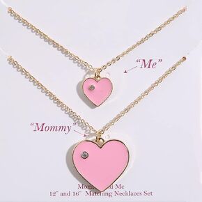 Madison Tyler Mother Daughter Necklace Set | 2PCS Mothers Day Gifts for Mom Daughter Matching Crystal Butterfly Necklaces | Meaningful Mother's Day Birthday Gifts for Mom Daughters