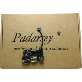 Padarsey New Replacment DC-IN Jack I/O Board fit Compatible For MacBook Air 13" A1466 MD760 820-3455-A (Mid 2013, Early 2014)