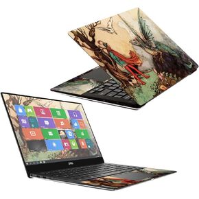 MightySkins Skin Compatible with Dell XPS 13" 9370 (2018) - Tale of A Dragon | Protective, Durable, and Unique Vinyl Decal wrap Cover | Easy to Apply, Remove, and Change Styles | Made in The USA