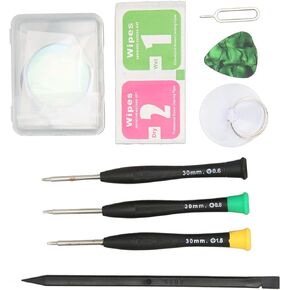 Compatible with Galaxy Watch 4 Front Glass Replacement, Front LED Glass Lens Replacement Repair Kit for Watch 4 40mm R860 R865, Just Outer Glass, No LCD Screen