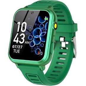 Smart Watch for Kids, Kids Smart Watch with 24 Puzzle Games Camera Video Recorder Music Alarm Calculator Calendar Flashlight Pedometer Birthday Gift Kids Watch Toys for 3-12 Year Old Boys Girls