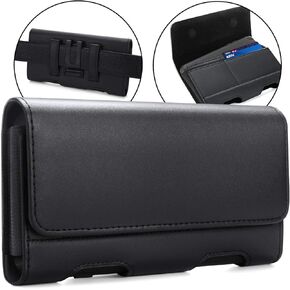 BECPLT for LG W41 Pro LG Stylo 6 LG Velvet 5G LG V60 ThinQ 5G Holster Black Leather Carrying Cell Phone Holder Belt Clip Holster Case Pouch for LG W31+ K92 5G K51s K41s K61 K62 K71 K42 Q61 Q71 Q92 5G