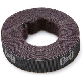 Hosa WTI-501 Black Astro-Grip Hook and Loop Cable Organizer, 15 Feet