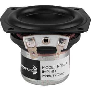 Dayton Audio ND65-4 2-1/2" Aluminum Cone Full-Range Neo Driver 4 Ohm