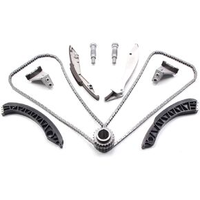 Engine Timing Chain Kit with Camshaft Adjuster VVT Sprockets N62 Fit for BMW 545i 550i 645Ci 650Ci 650i 740i 740Li 745i 745Li 750i 750Li X5 Replace# 11317504468
