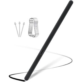 Galaxy Z Fold 6 Slim S Pen Fold Edition, 4096 Pressure Levels,Replacement for Galaxy Z Fold 6 Phones Stylus, 1.5mm Pen Tip, 3 Tips (Black)