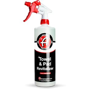 Adam's Polishes Microfiber Towel & Pad Cleaner - Keep Your Detailing Cloths, Applicators, & Pads Bright and Soft to Ensure a Scratch Free Surface - Tough on Grime, Gentle on Microfiber & Pads (32oz)