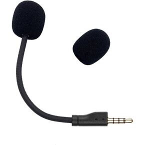 Arctis 1 Mic Replacement, Replaceable 3.5mm Game Microphone Gooseneck Mic Boom for Steelseries Arctis 1 1.0 One Raw Wired Wireless Gaming PS4 Xbox One Nintendo Switch Computer PC Headphones Headsets