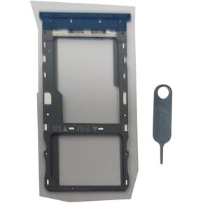 Sim Tray Sim Card Holder Micro SD Tray Replacement for ALCATEL Joy TAB 2 9032Z (Black)