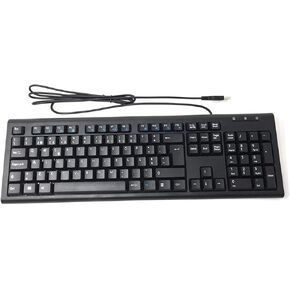 European Portuguese Language Keyboard Black USB Wired for Windows