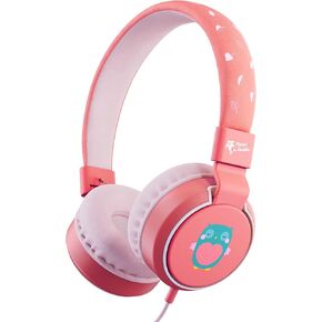 Planet Buddies Kids Headphones, On Ear Wired Headphones for Kids, 85db Volume Limiter, Safe Foldable Wired Earphones for Kids with Microphone, Kids Headset for School, Travel, Green Turtle