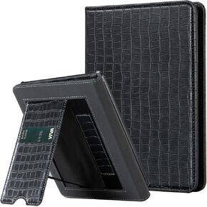 CoBak Case with Stand for Kindle Paperwhite - Durable PU Leather Cover with Auto Sleep Wake, Card Slot, Hand Strap Feature - Fits Kindle Paperwhite 11th Generation 6.8" Signature Edition 2021 Released
