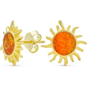 Tropical Honeymoon Vacation Beach Sun Rise Genuine Lemon Yellow Or Honey Cognac Amber Round Sunburst Dangle Drop Earrings For Women Lever back Oxidized .925 Sterling Silver